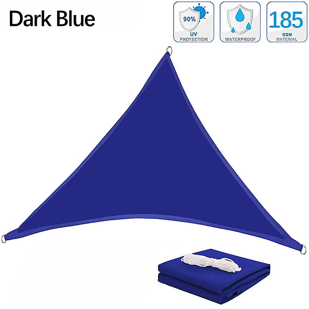 Shade Sail, Triangle Shade Sail, Garden Patio Waterproof Polyester Awning Swimming Awning, Camping Hiking Sail Canopy