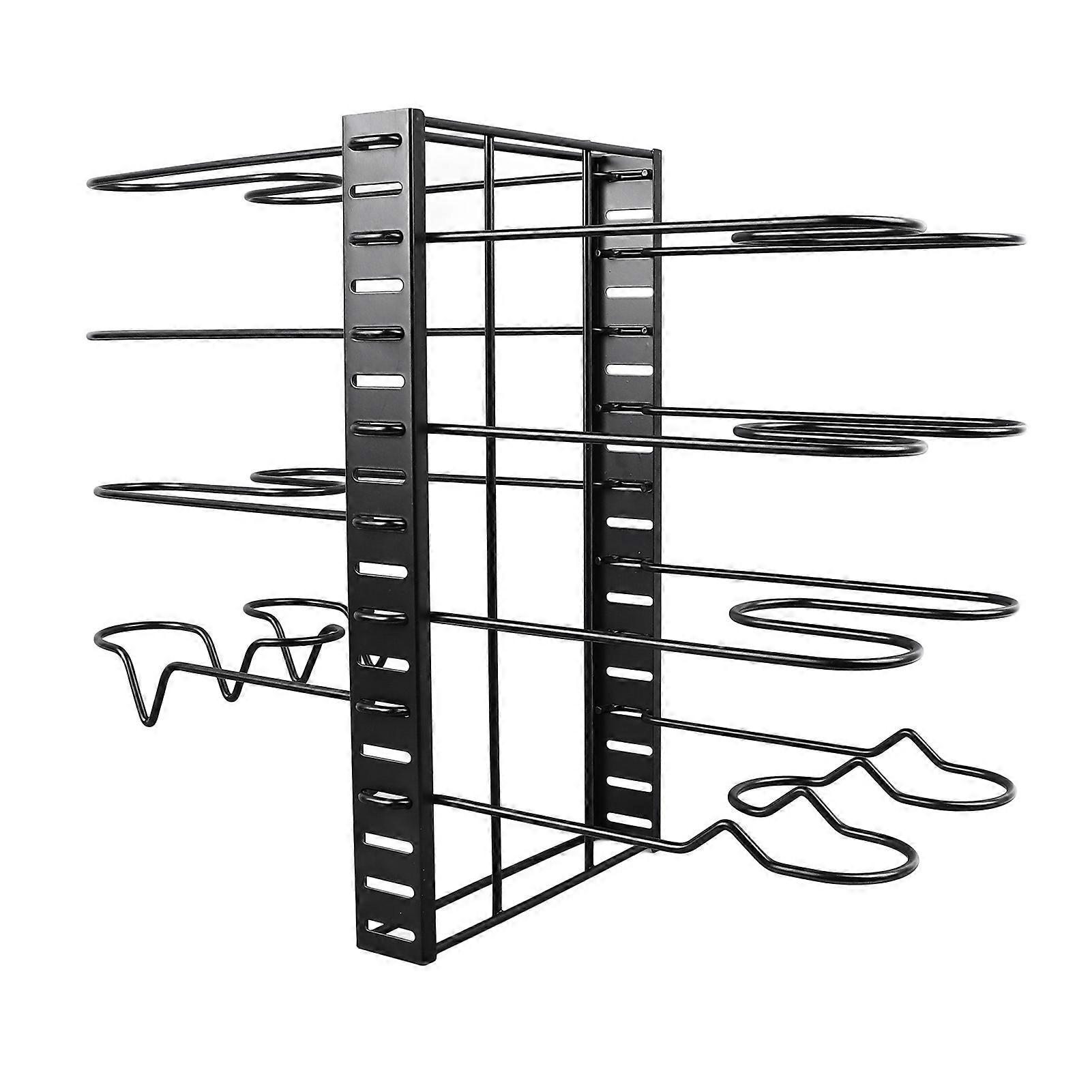 Adjustable Iron Pot Pan Organizer Rack 48x20.5x38cm Heavy Load