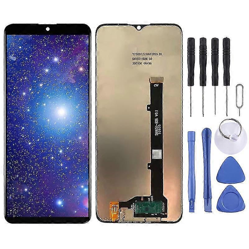Zte Blade A71 (2021) A7030 用OEM液晶スクリーン、デジタイザーフルアセンブリ付き(ブラック)ボリス