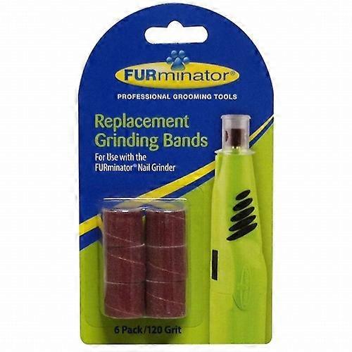 Furminator FURminator 研磨机替换带,棕色,1个/6包,120粒度