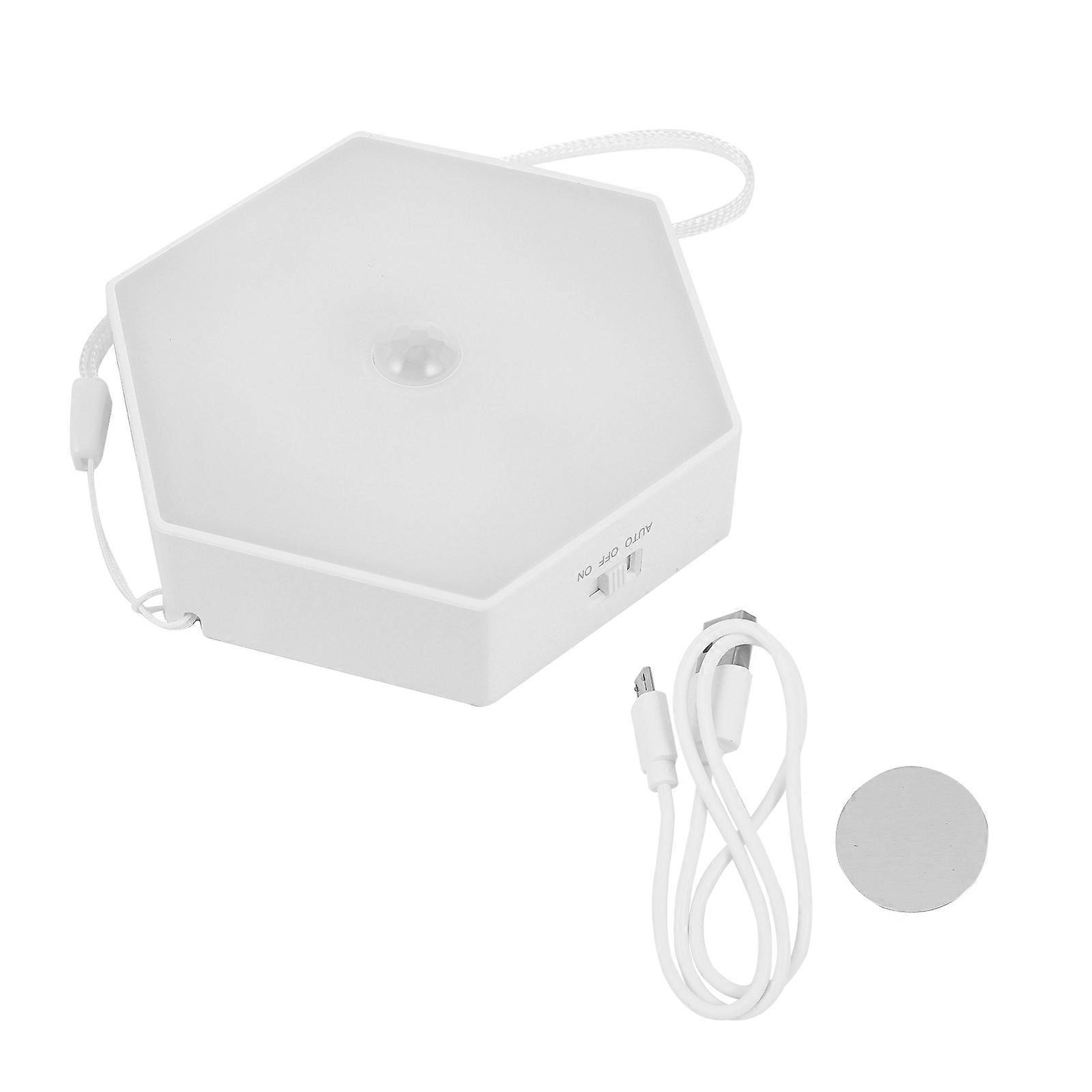 Motion Closet Light Hexagonal Sense Lamp Home Light Body-Sensing Light Hexagonal Light Sense Lamp