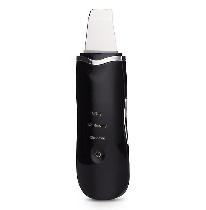 Black Ultrasonic Face Cleaner Device For Acne Removing Peeling And Blackhead Az1234