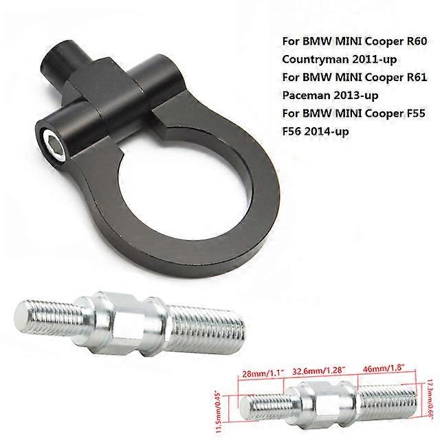 Racing Tow Trailer Hooks For European Cars Sticker Decoration Blue Red Golden Black Silver Towing Bars For Bmw E46 E81 E30 E36