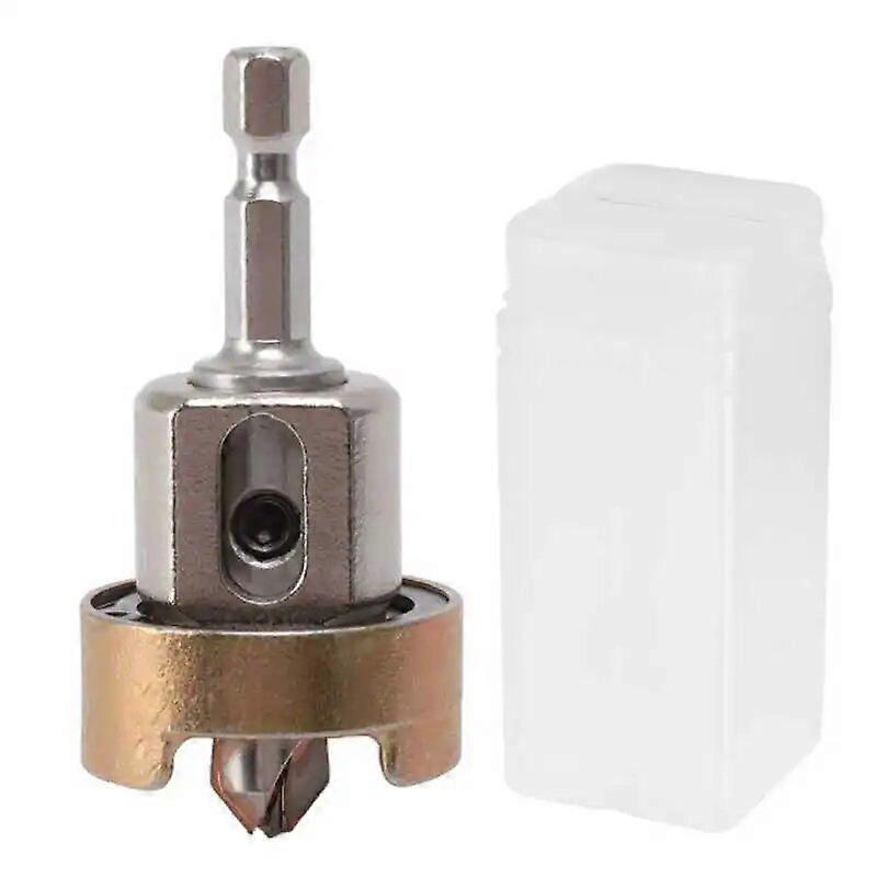 Countersink Drill Bit Carbon Steel 5 Flute Working Depth Adjustable Countersunk Drill Bit 3/8 X 3/32 X 1/4in