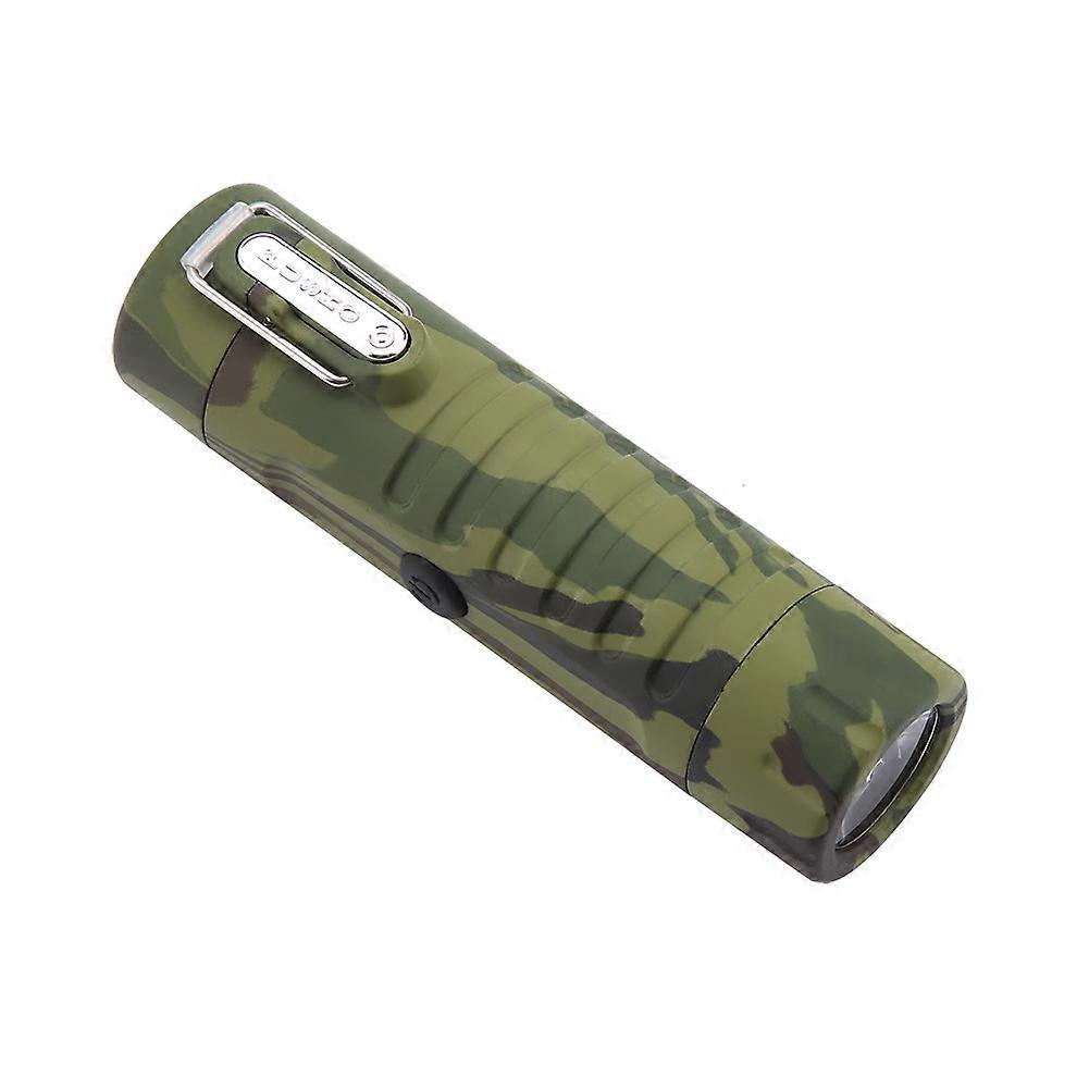 2 in 1 USB Dual Arc Cigarette Lighter Camping Waterproof LED Light Torch (Camouflage)