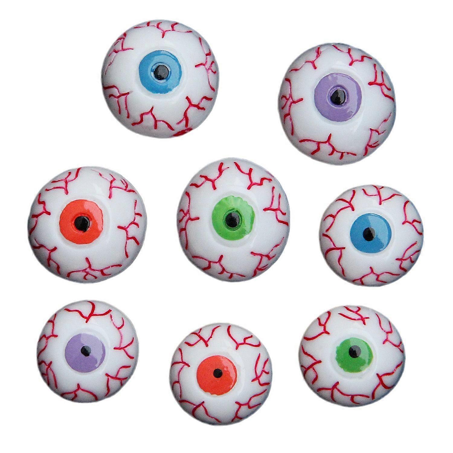 8Pcs Eyeball Patch DIY Halloween Accessory Realistic Eyeball Patch Halloween Party Decoration