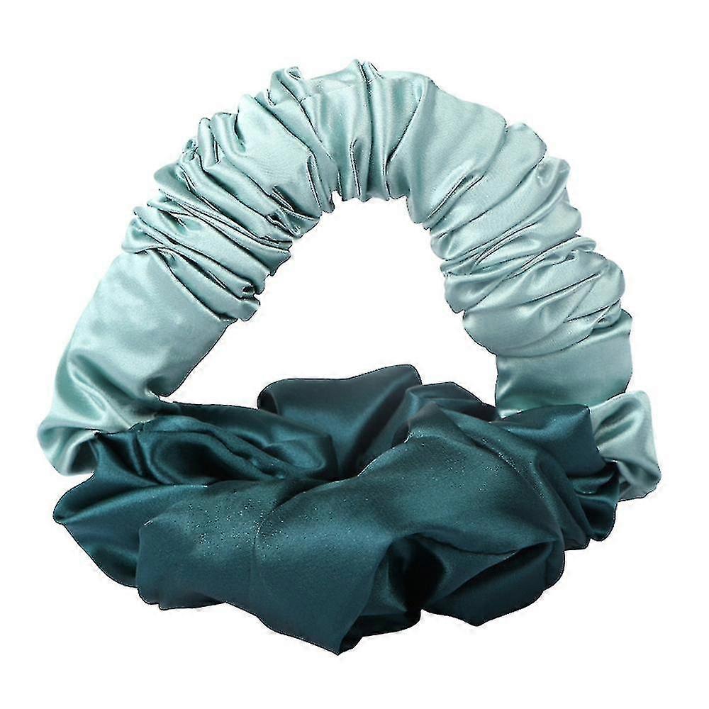 Heatless Curl Scrunchie Spacie Vlasy Kravata Satén ElasticKé Drdol doplnky Vlasová natáčka