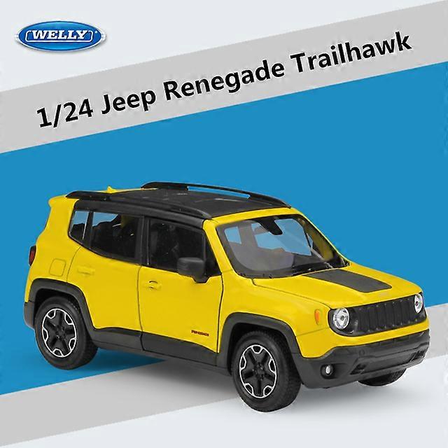 1:24 Jeep Renegade Trailhawk SUV Alloy Car Model Painevalettu metalli leluajoneuvot Automalli Simulation Collection Lasten lahja