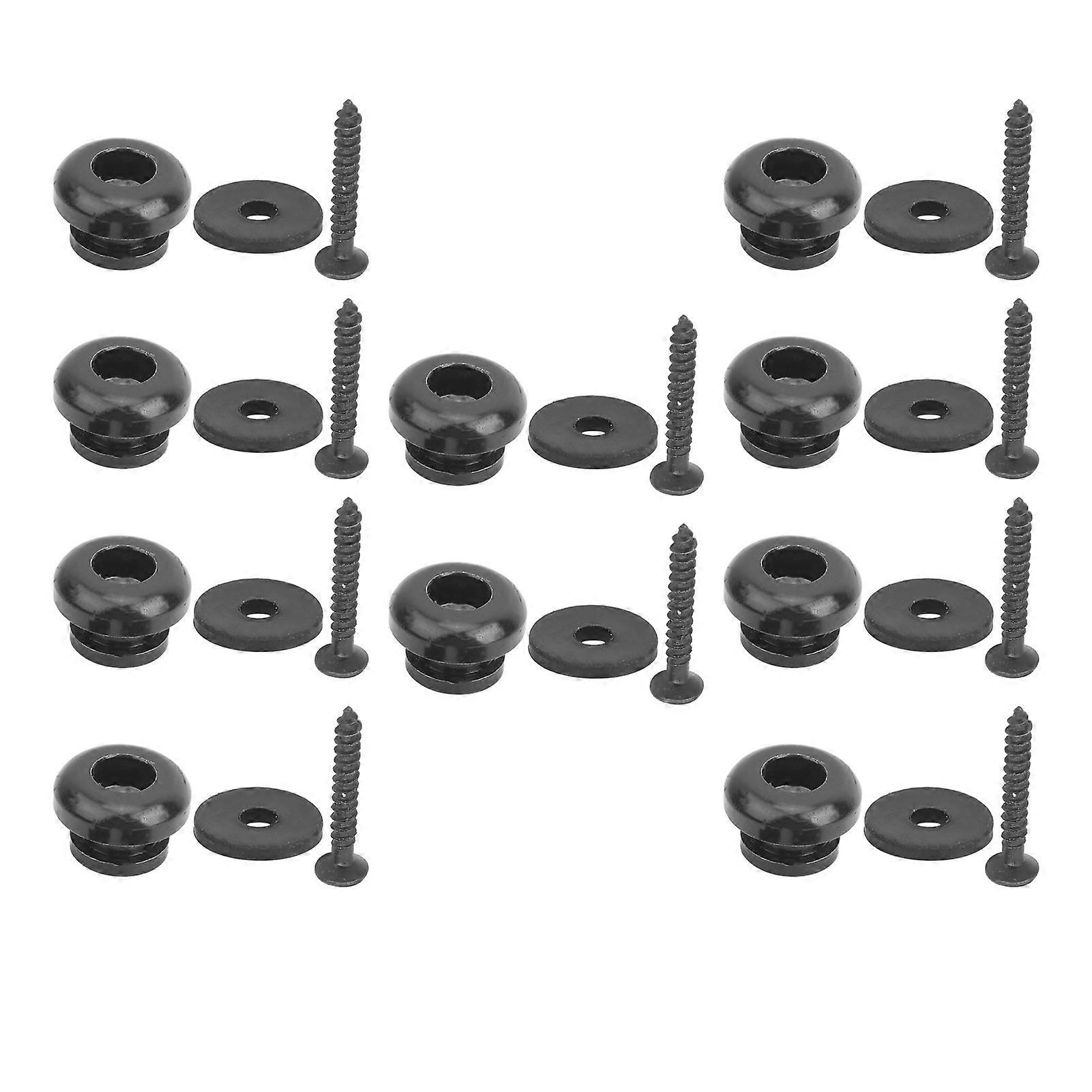 5 set gitarrremlås ändstift för bas ukulele musikinstrument kringutrustning