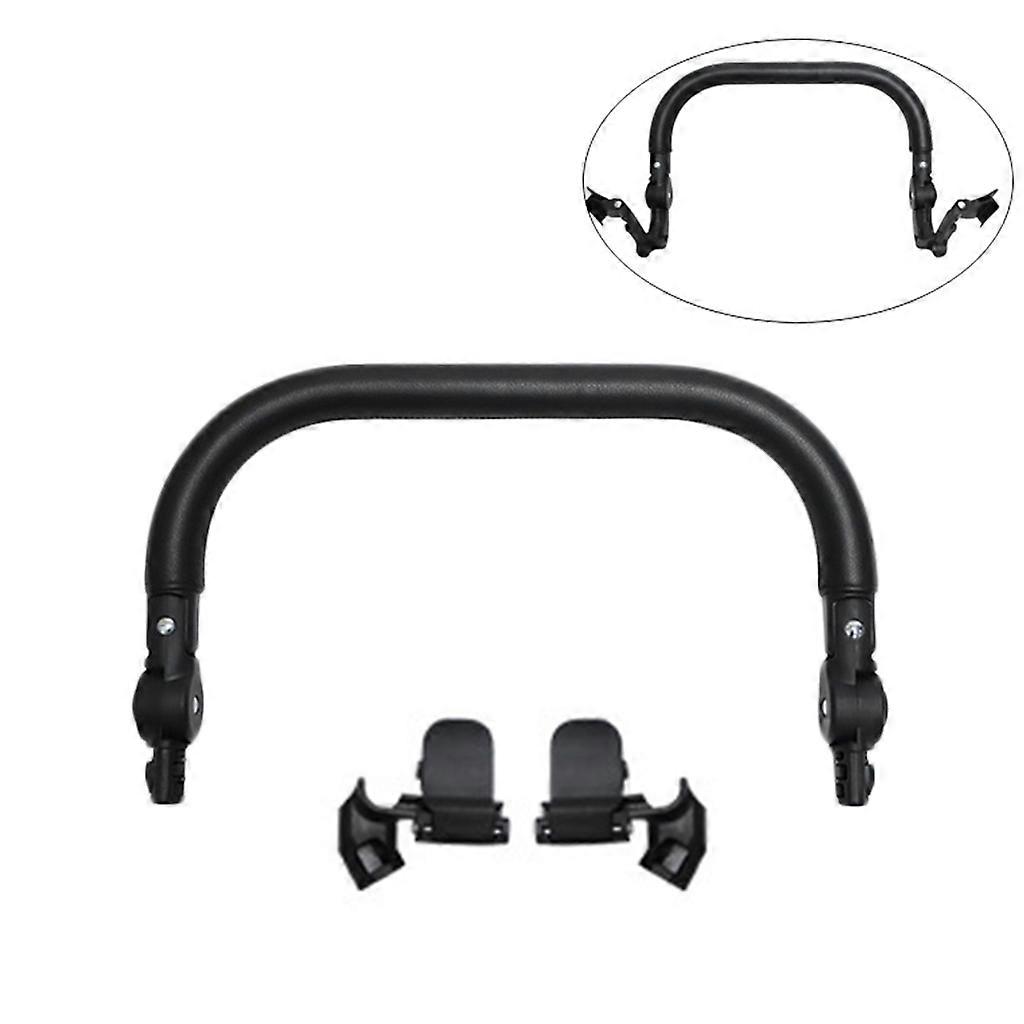 Barre de poignée de poussette Barre de pare-chocs amovible avec accoudoir de poussette à angle réglable