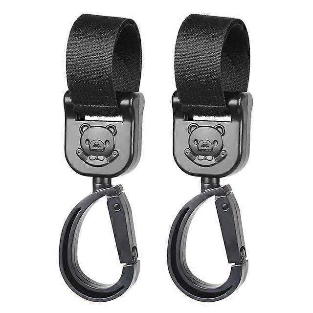 Cartoon Stroller Accessories-Degree Large Hook Umbrella Car Hook and Loop Stroller Hook
