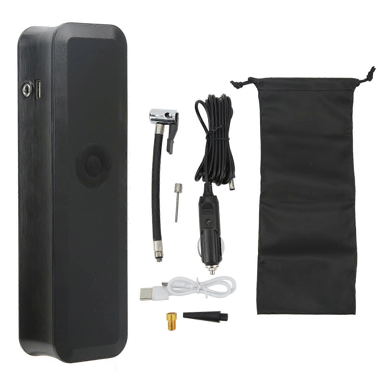 Bærbar Elektrisk Luftpumpe Dæk Inflator Luftkompressor Intelligent Digital Display