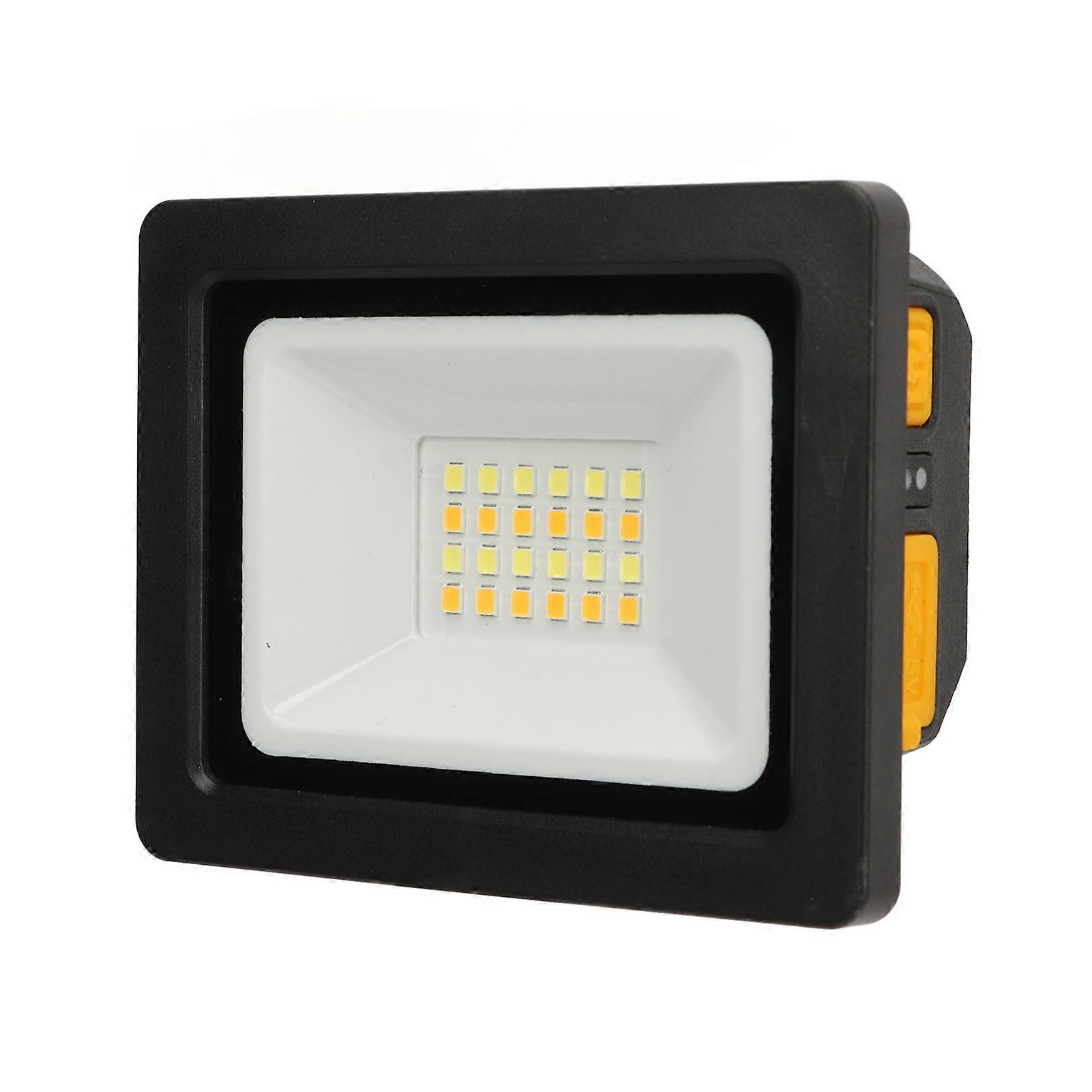 LED Work Light with Hanging Hook 7 Modes Portable 24LED Floodlight Searchlight Camping Lamp for Mining Edition