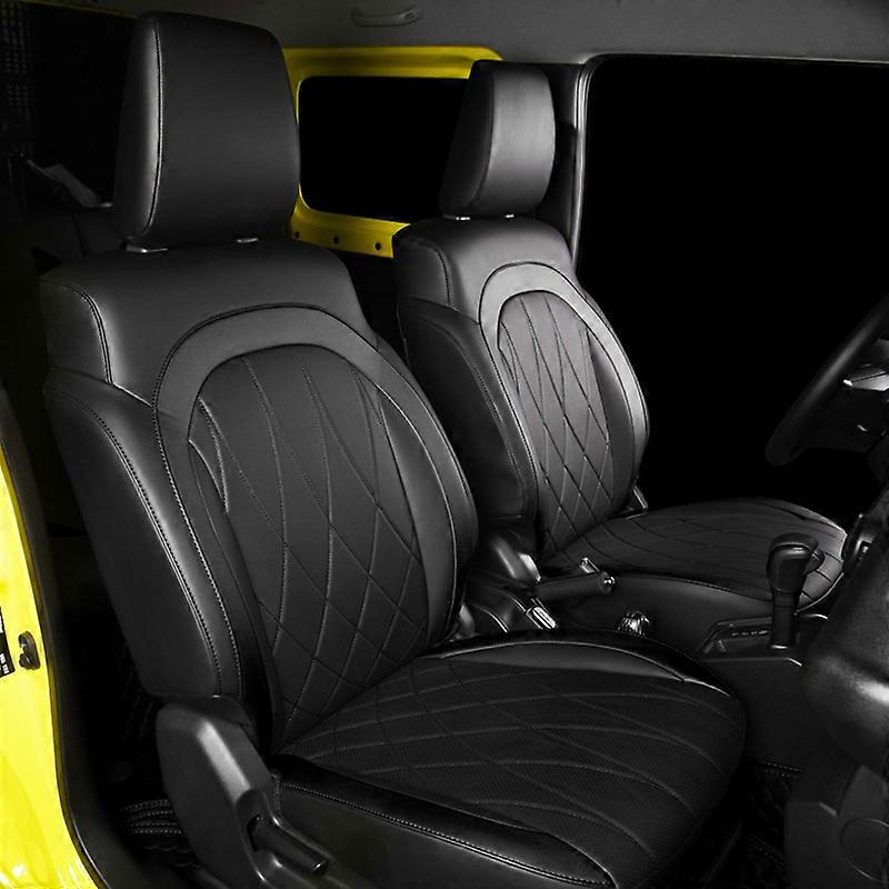 Capa de assento de carro Almofada de couro PU de luxo Acessórios internos à prova d'água modificados para Suzuki JIMNY Jb64 Jb74