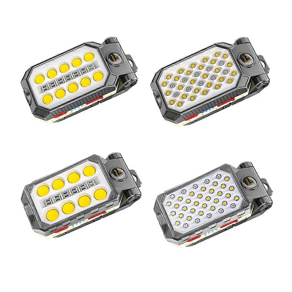 Convenient LED Work Light Rechargeable Emergency Flashlight for Fishing Walking and Camping