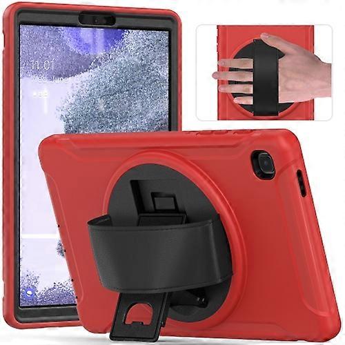 For Samsung Galaxy A7 Lite T220 / T225 360 Degree Rotation PC + TPU Protective Case with Holder & Hand-strap