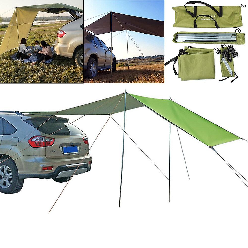 210d אוקספורד בד רכב צד סוכך גג אוהל עמיד למים uv-proof sunshade חופה בחוץ קמפינג נסיעות