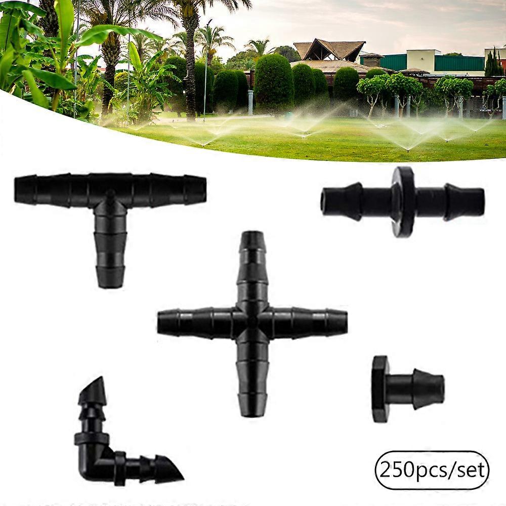 250PCS Horticultural Irrigation Connection Fittings for Sprinkler Systems