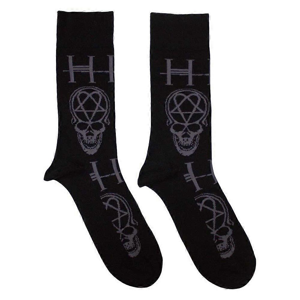 HIM Heartagram Skull Band Logo Ankle Socks