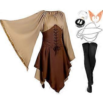5 Packs Fairy Elf Costume Renaissance Traditional Irish Viking Dress Fairy  Elf Ear for Halloween Cosplay Masquerade Party (Medium) | Fruugo SA