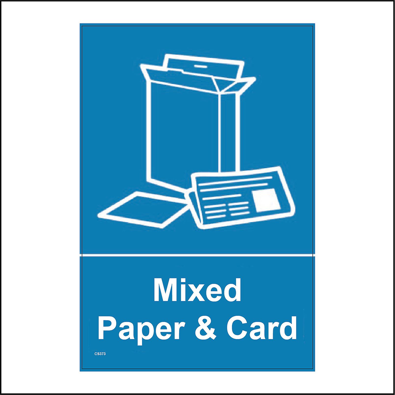 CS373 Mixed Paper & Card Recycling Recycle Green Eco Planet