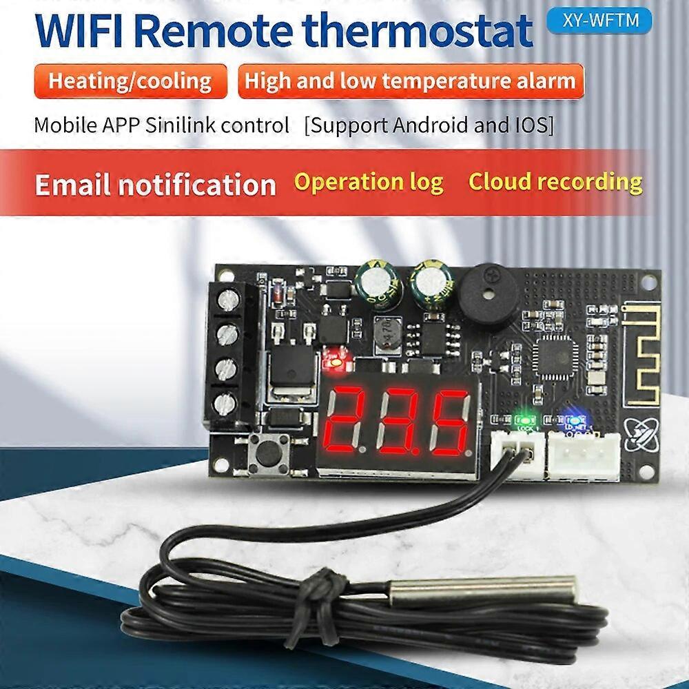 Remote WIFI Temperature Controller Refrigeration Heating Temperature Control Module Digital Temperature Controller APP Control