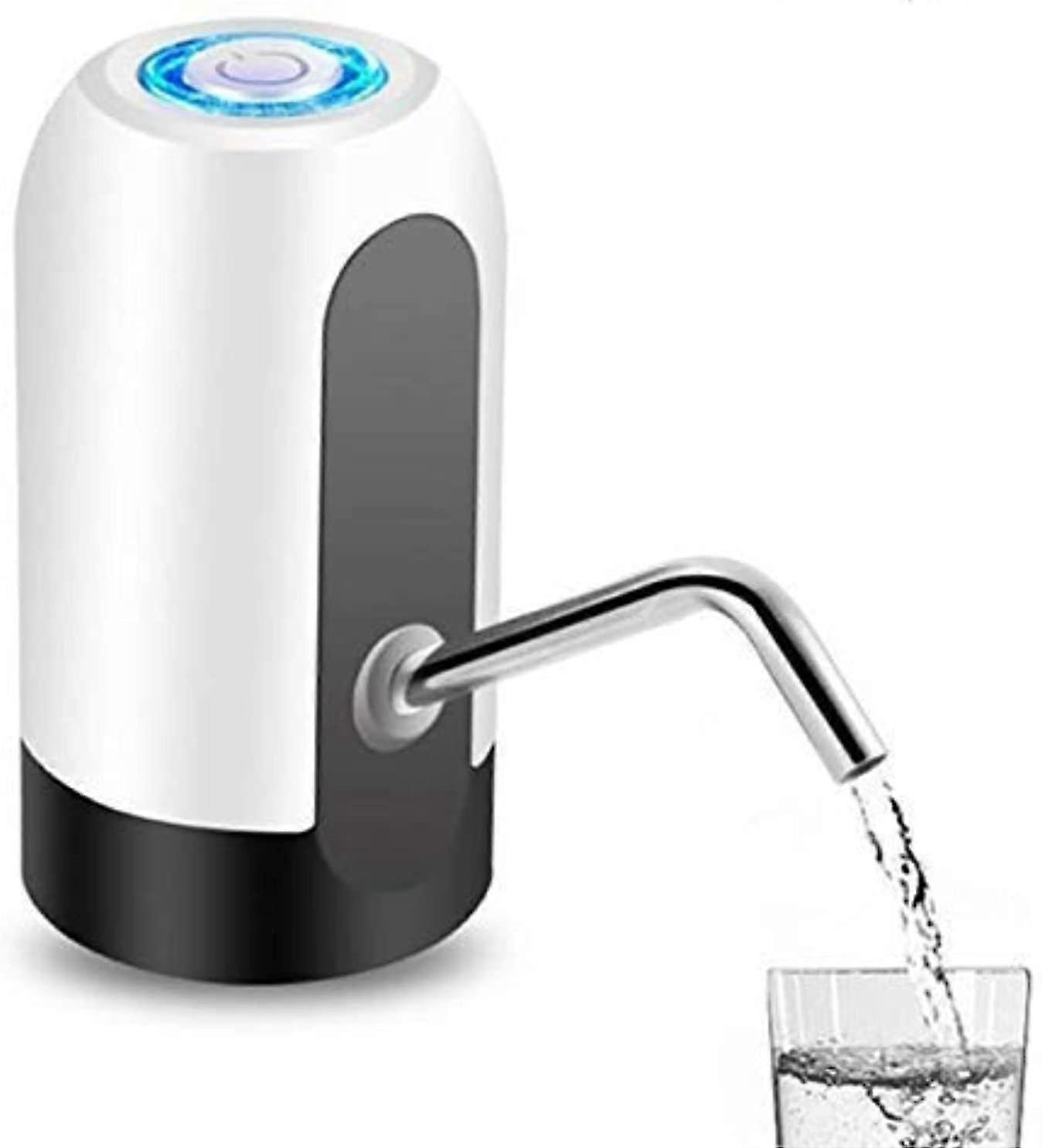 Electric Drinking Water Bottle Pump Portable Led Light Bottled Water Pump