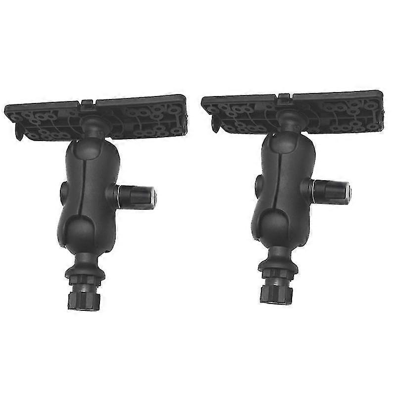 2PCS Ball Mount Fish Finder Holder and Universal GPS Mounting Plate Kayak Accessories,Inner Hexagon Base