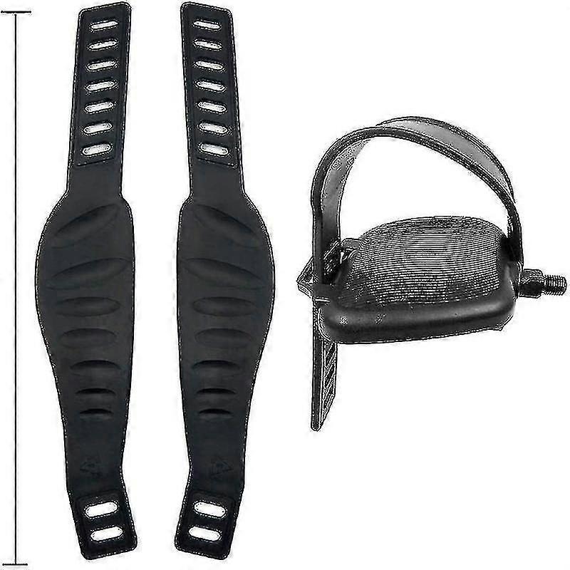 A Pair Of Exercise Bike Pedal Belts - High Quality And Widened Belts For Spinning Exercise Bike Bike