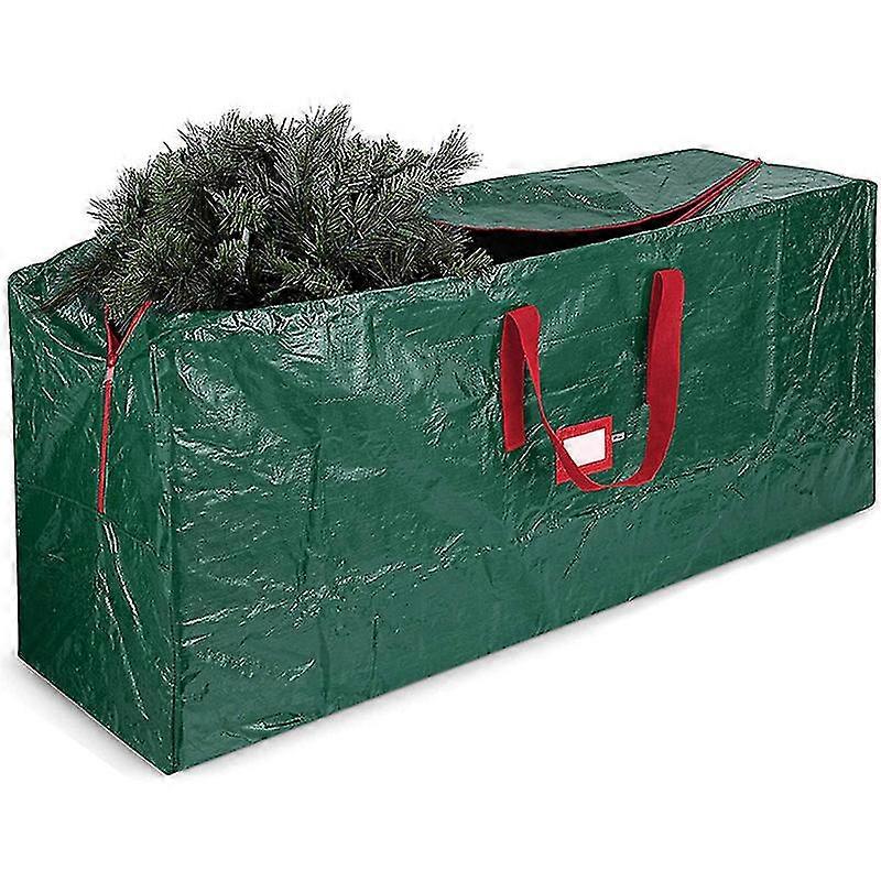 Large Christmas Tree Storage Bag - Fits Up To 9 Ft Tall Holiday Artificial Disassembled Trees With Durable Reinforced Handles & Dual Zipper - W