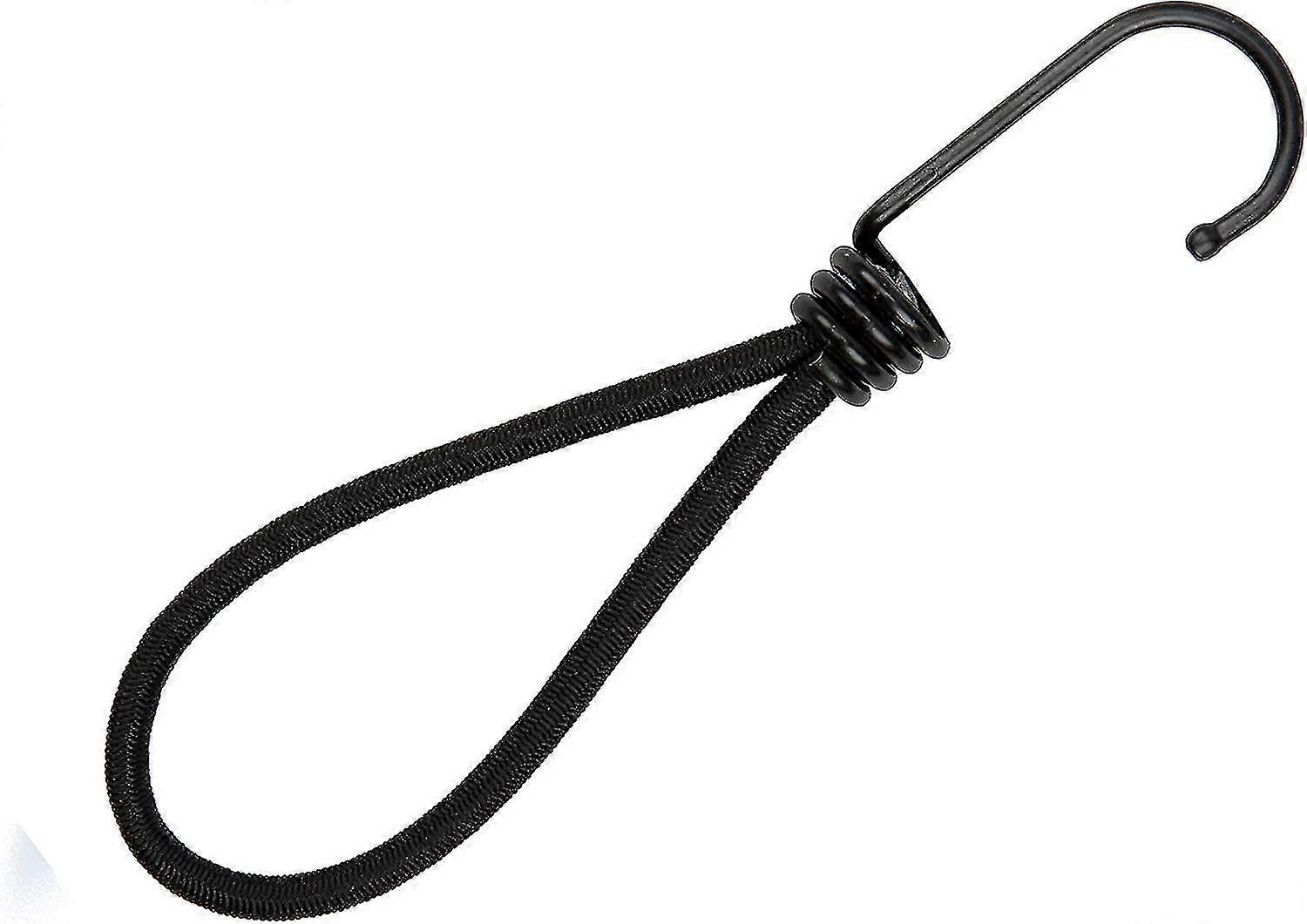 25 Professional Rubber Elastic Tensioner With Hook (black 150 Mm) Target Tensioner Nets,tarpaulin, Cover Rubber