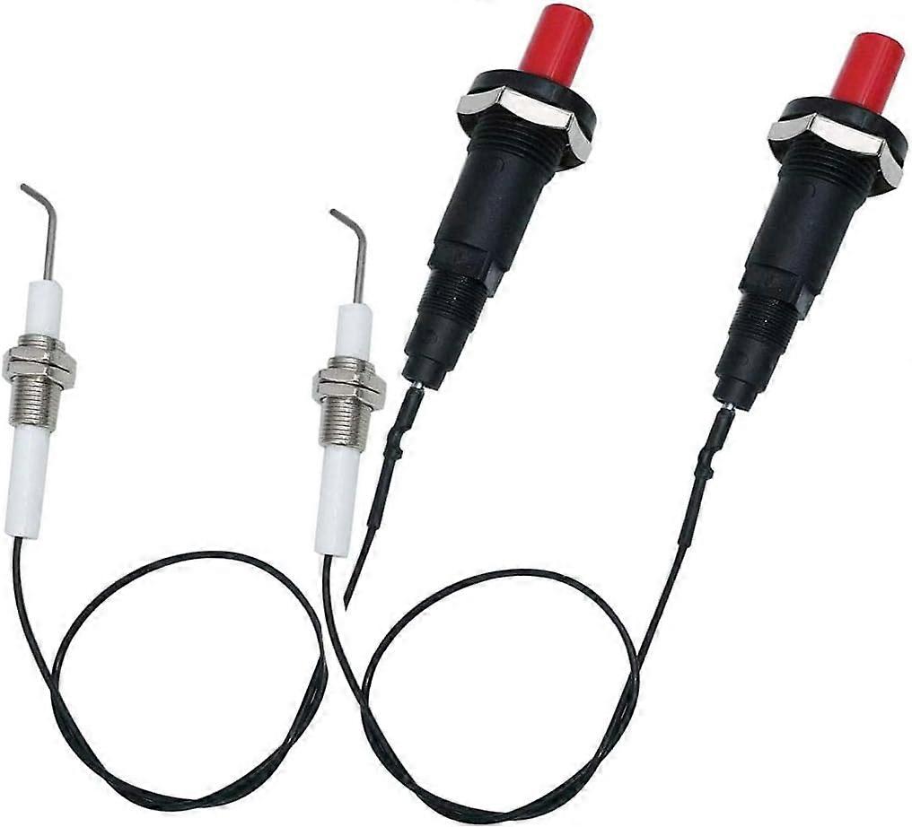 11.8 Long Propane Push Button Piezo Igniter Kit Gas Grill/Range/Heater/Stove Spaker Generator Ignition Set 2Pcs/Lot