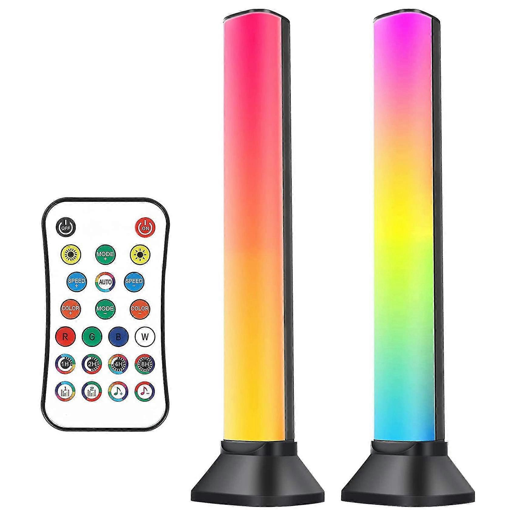 Led Smart Light Bars,rgb Color Changing,gaming Lights With Music Sync Modes,256 Dynamic Modes For G
