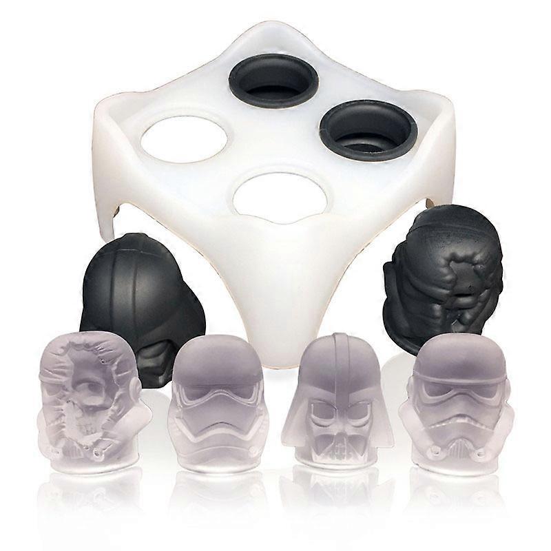 Star series ice hockey, cream skull