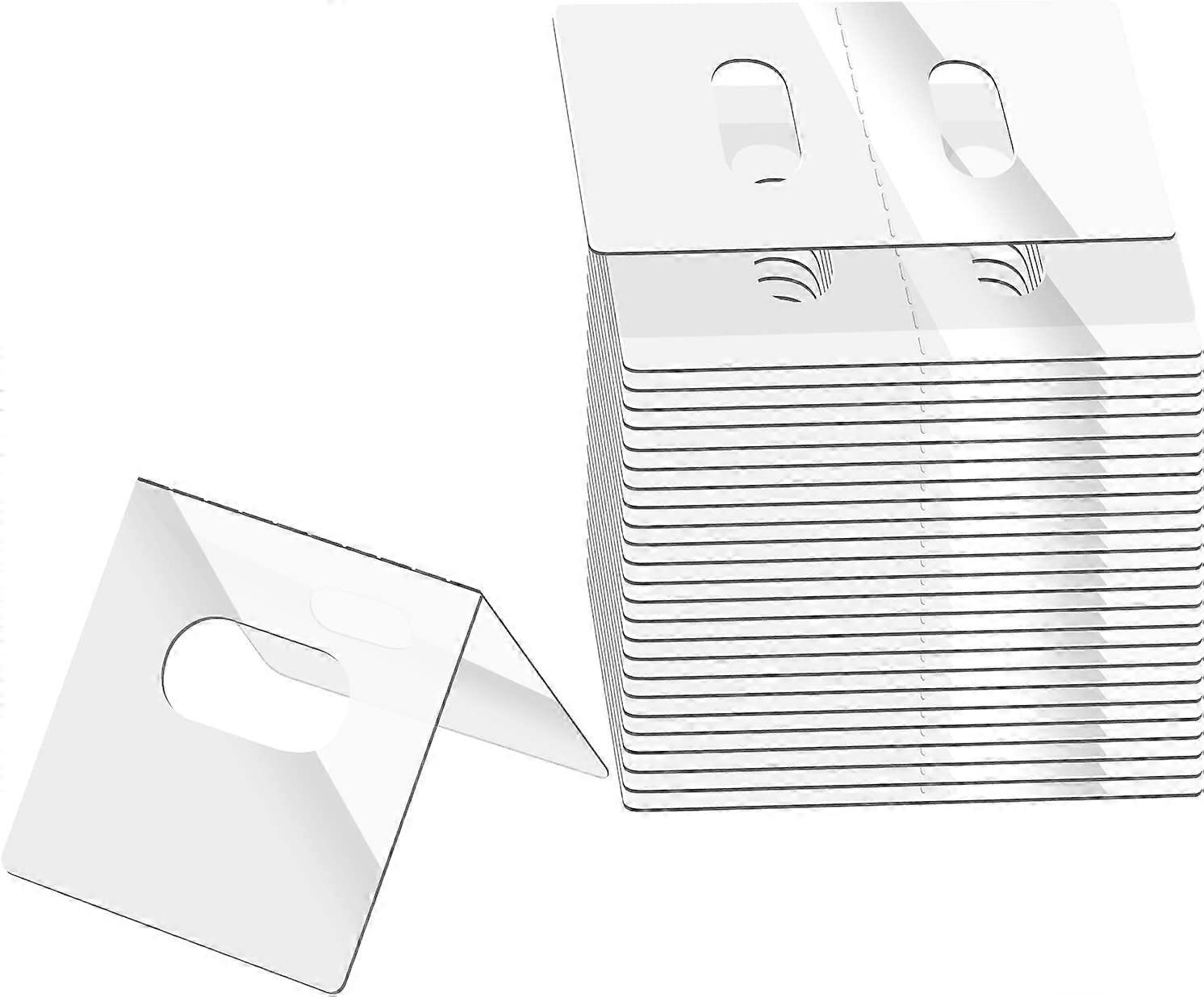 25 Pieces of Double-Sided Clear Vertical Blind Repair Tabs, Vertical Blind Tabs, Vertical Blinds Replacement Slats