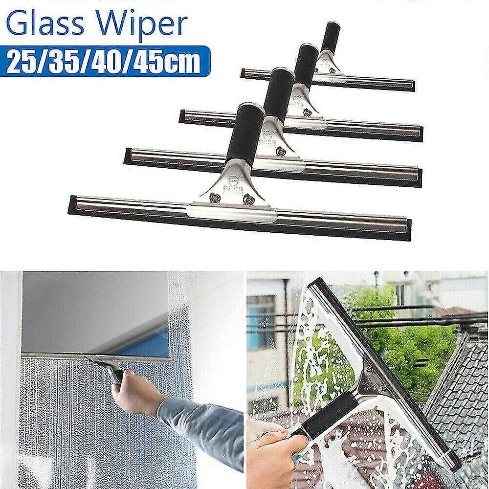 25-45cm Glass Window Cleaning Squeegee Blade Wiper Cleaner Home Shower Bathroom