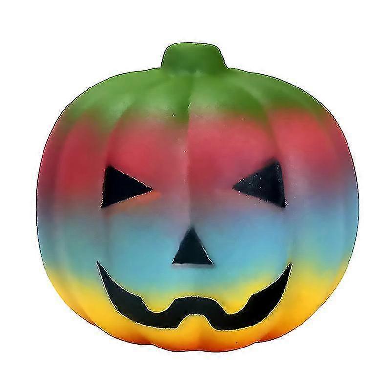 ハロウィーンカラフルなカボチャスクイーズスローライジングおもちゃ