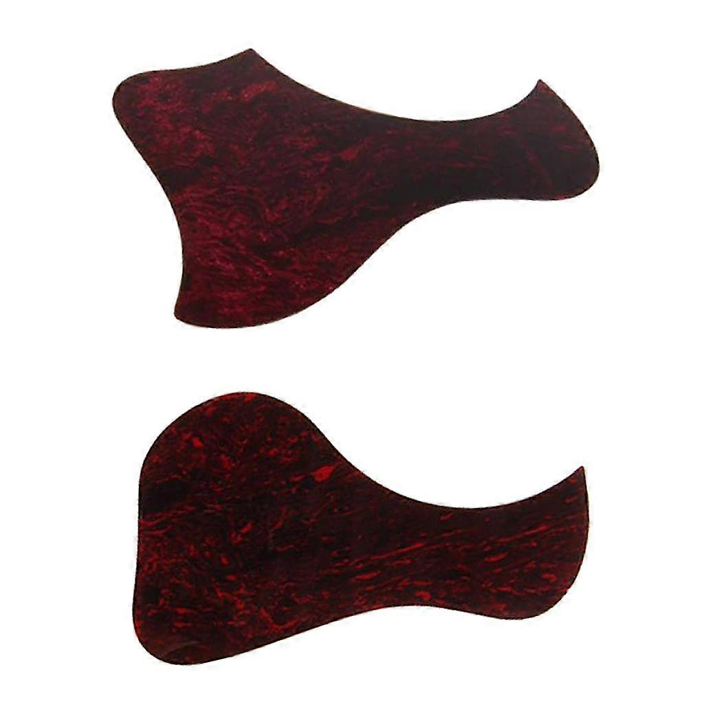2 Pieces Adhesive Acoustic Guitar Pickguard Scratch Plate
