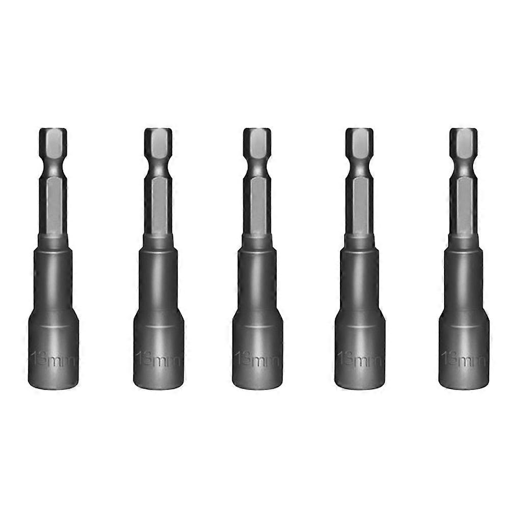 Hex Socket Sleeve Nozzles Magnetic Nut Driver Drill Bit Hex Power Tool 13mm