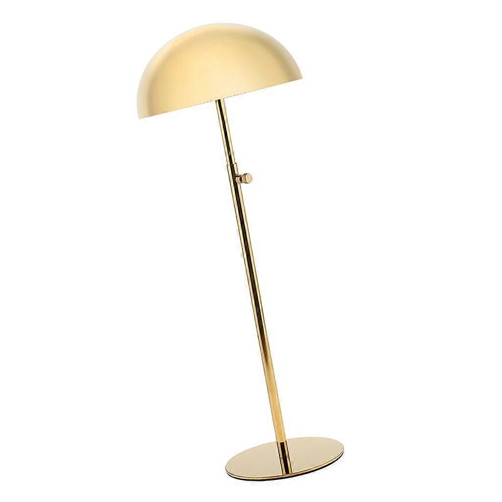 Adjustable Metal Hat Cap Holder Stand Display Drying Storage Rack Gold