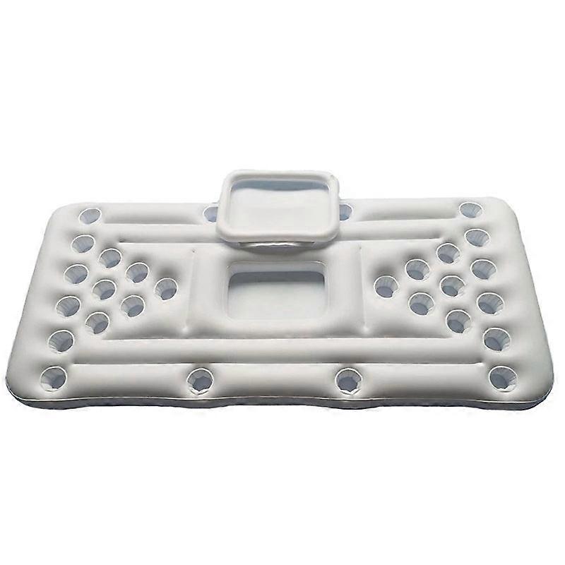 Beer Pong Mat 28 Cup Hole Row Iatable Swimming Pool Mattress Water Table Entertainment Ating Pad