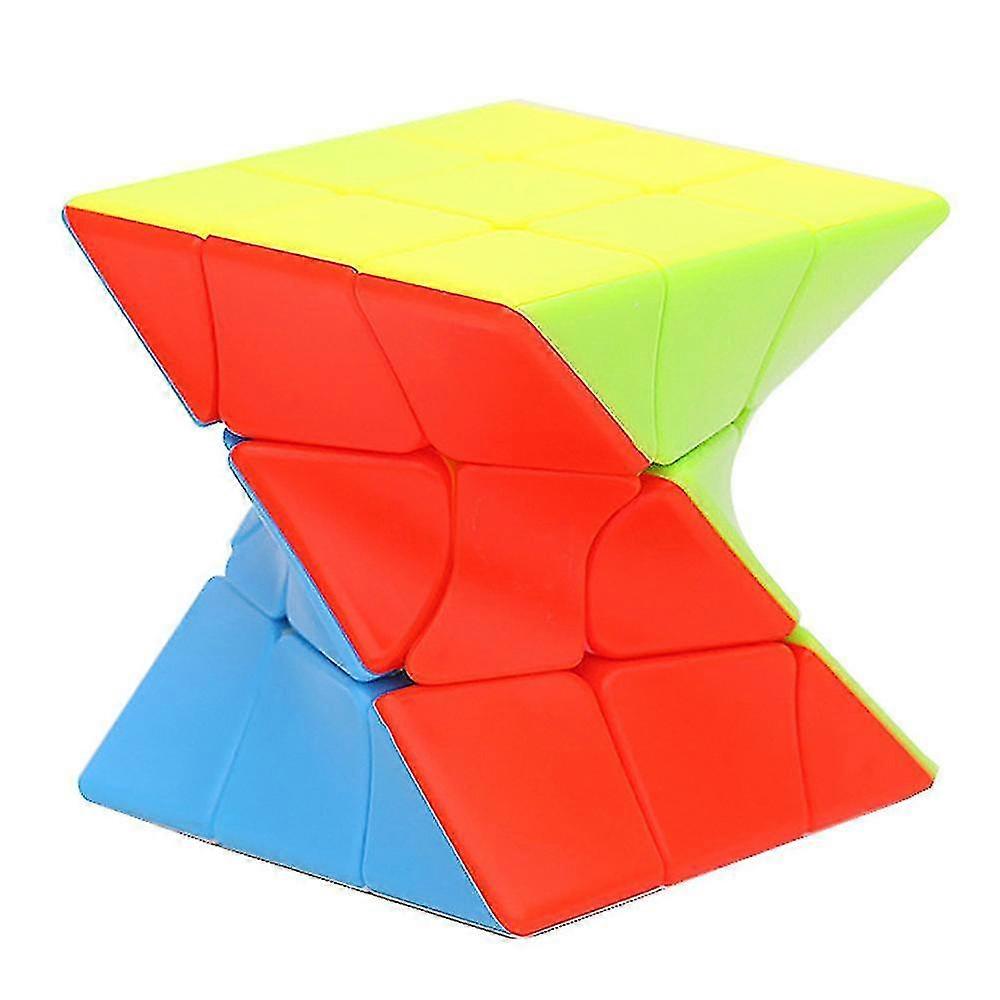 Cube Twist 3x3 klistremerker Speed Cube Levende farge Magic Puzzle Leker