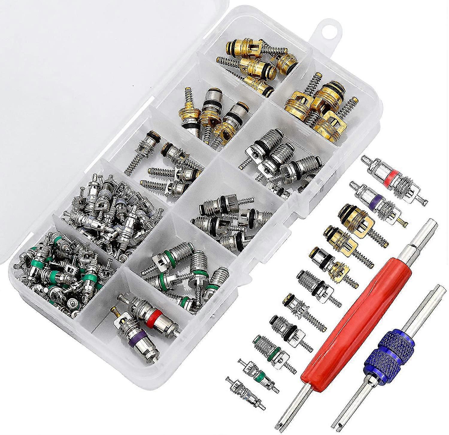 102pcs Air Conditioning Valve Core, climatisation automobile