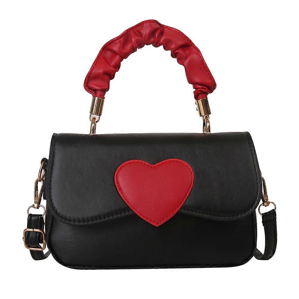 Artificial leather shoulder bag for girls' dating and daily commuting