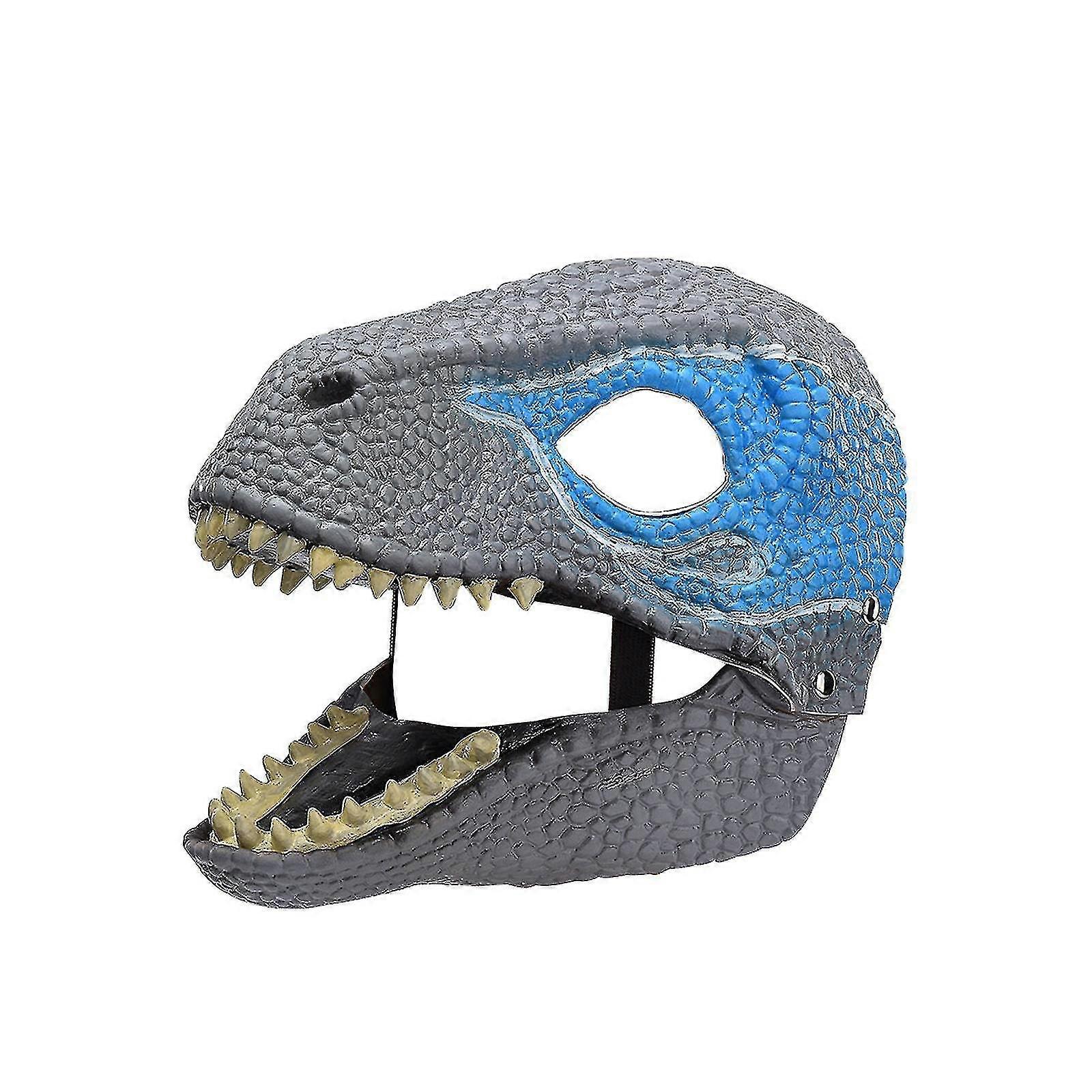 Nová horká latexová dinosauří maska poutavá otevírací pohyblivá čelist 250g 1ks zdobit pokrývku hlavy