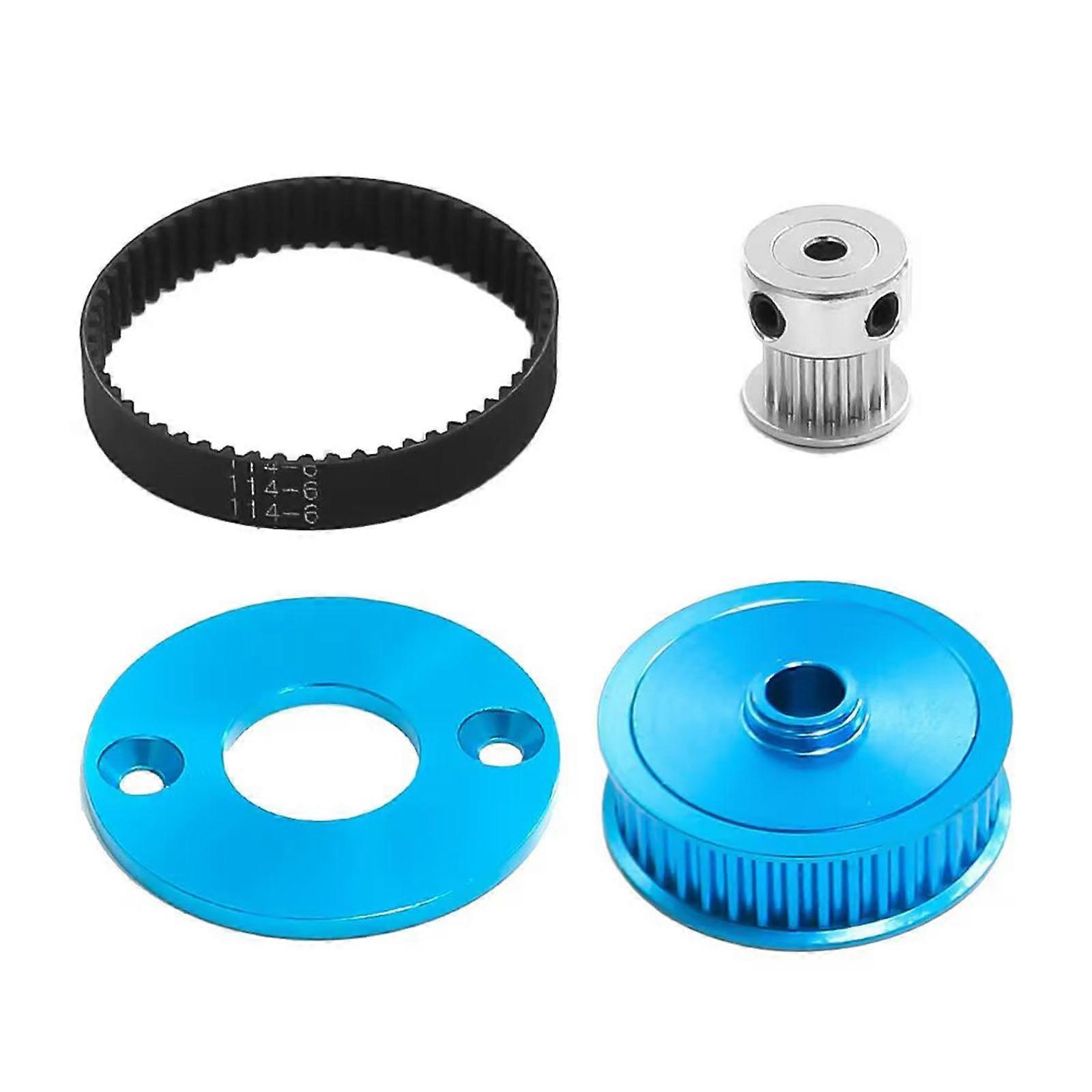 Gearbox Belt Drive Gear Set Accessories for Tamiya TT02