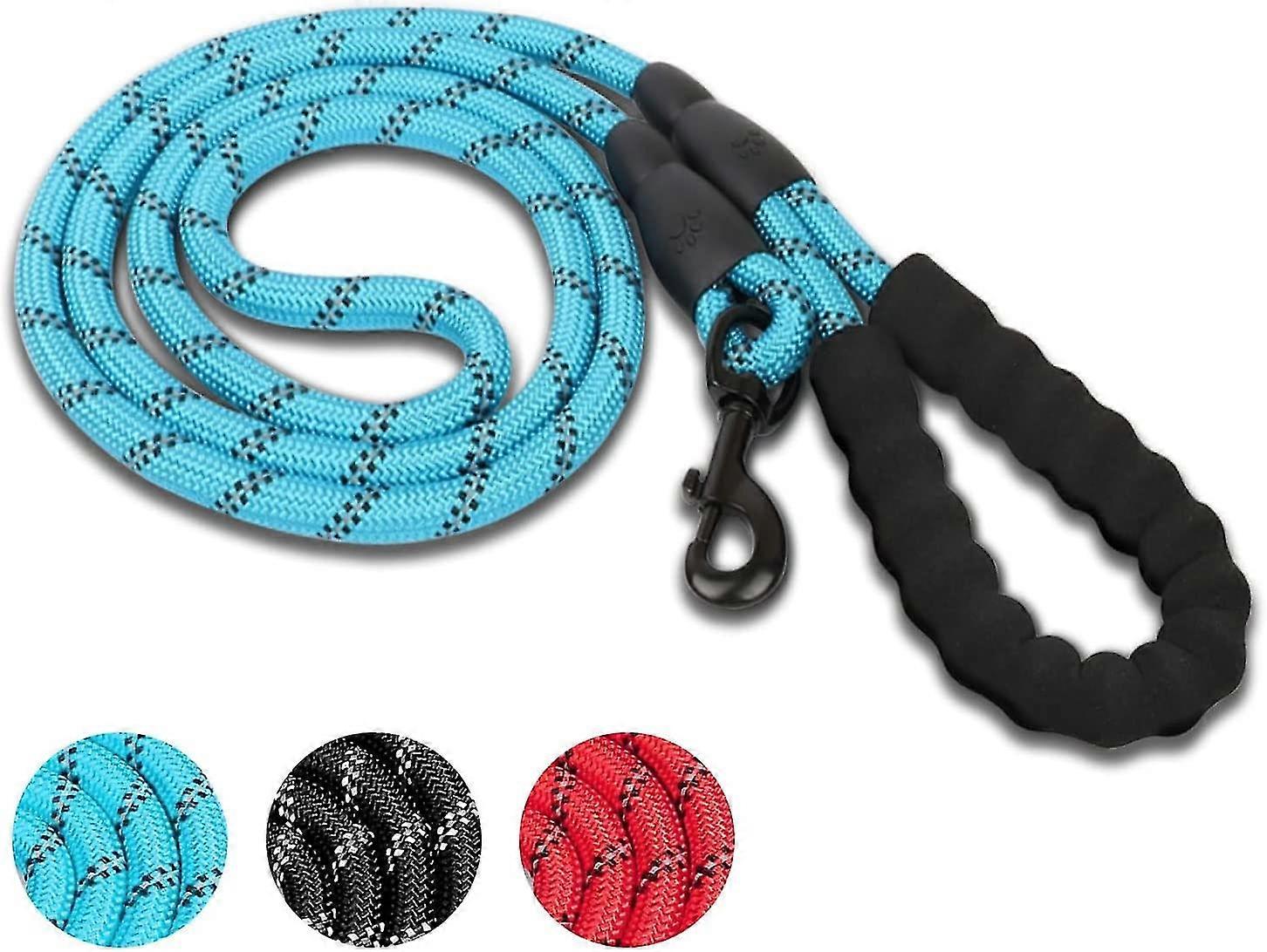 Dog Leash With Padded Handle And High Reflective Dog Leash Comfortable Strong Rope Training Leash For Small, Medium And Large Dogs 150cm