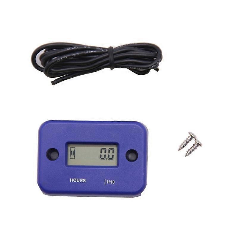 Sikeo Digital Timer Waterproof Digital Timer with LCD Display Portable Timing Timer for Motorcycle/Boat Motors Countertop~32230