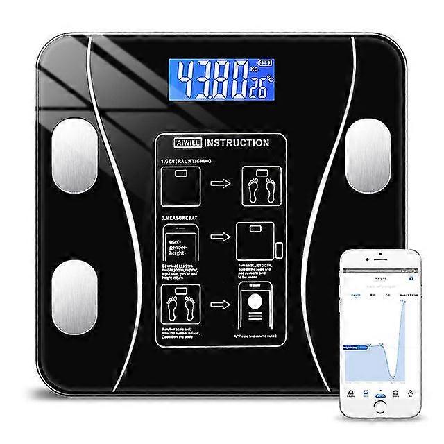 smart body fat scale connection bluetooth electronic weight scale body composition analyzer bascula digital bathroom floor scale