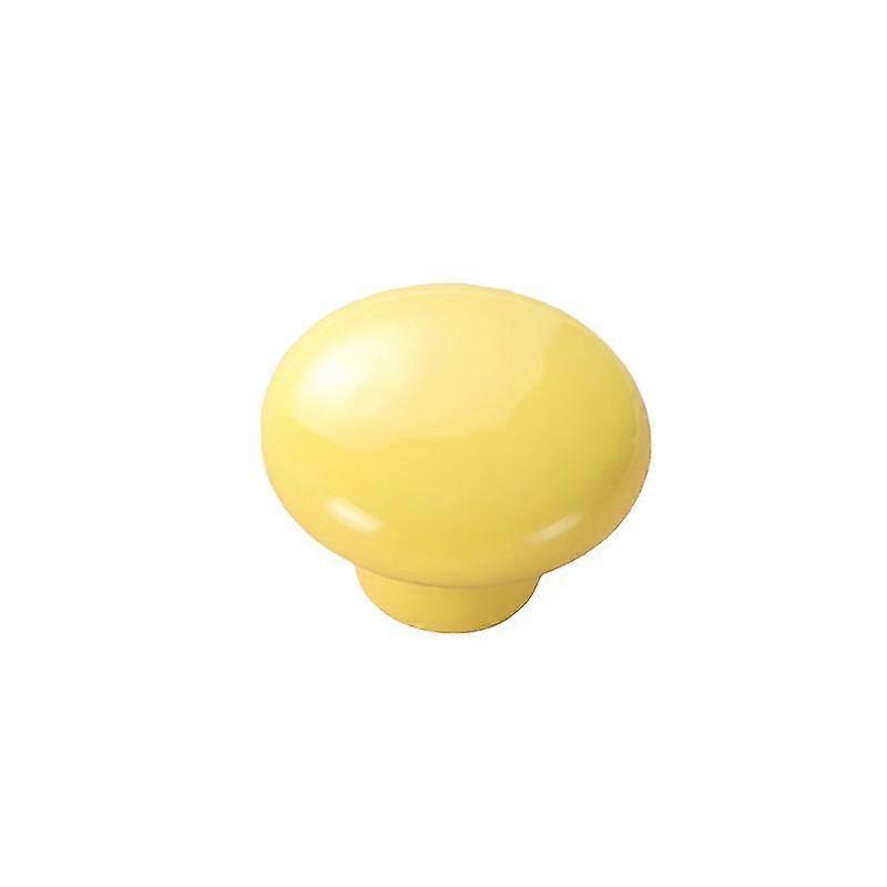 Candy Color Ceramic Round Cabinet Wardrobe Drawer Cabinet Knob Pulls